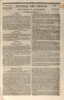 Journal des débats politiques et littéraires Montag 15. Oktober 1827