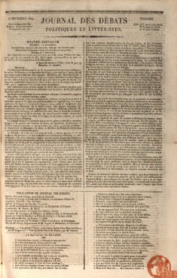 Journal des débats politiques et littéraires Freitag 16. November 1827