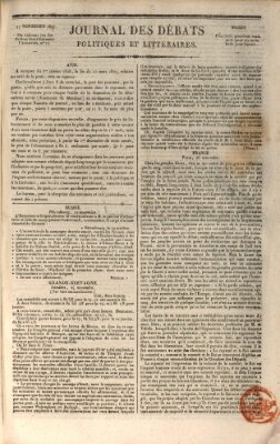 Journal des débats politiques et littéraires Dienstag 27. November 1827