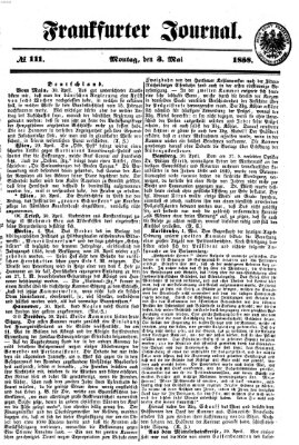 Frankfurter Journal Montag 3. Mai 1858