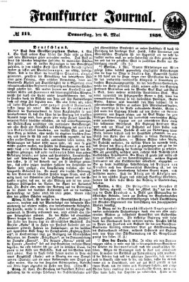 Frankfurter Journal Donnerstag 6. Mai 1858