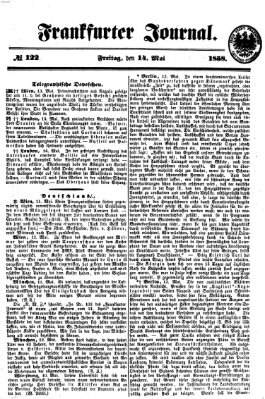 Frankfurter Journal Freitag 14. Mai 1858