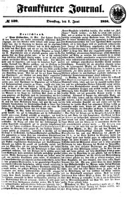 Frankfurter Journal Dienstag 1. Juni 1858