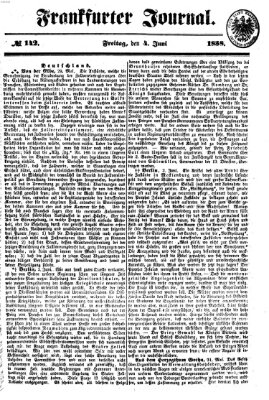 Frankfurter Journal Freitag 4. Juni 1858