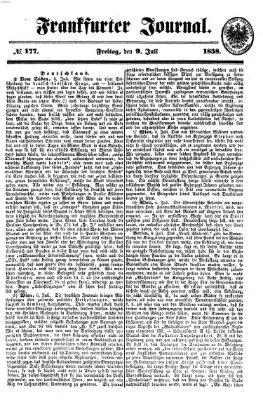 Frankfurter Journal Freitag 9. Juli 1858