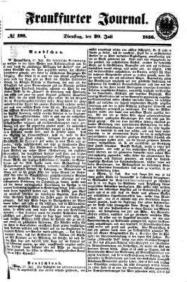 Frankfurter Journal Dienstag 20. Juli 1858