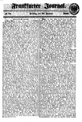 Frankfurter Journal Freitag 14. Januar 1859