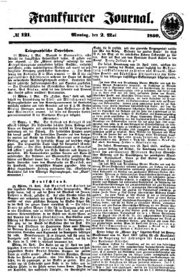 Frankfurter Journal Montag 2. Mai 1859