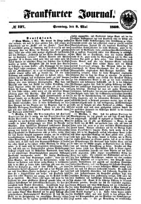 Frankfurter Journal Sonntag 8. Mai 1859