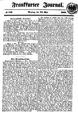 Frankfurter Journal Montag 23. Mai 1859