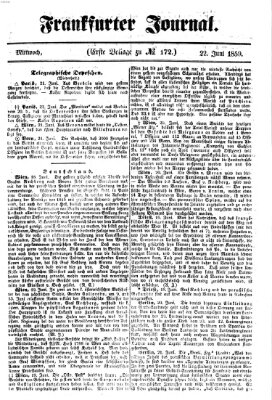 Frankfurter Journal Mittwoch 22. Juni 1859