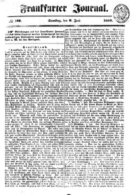 Frankfurter Journal Samstag 9. Juli 1859