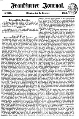 Frankfurter Journal Montag 3. Oktober 1859