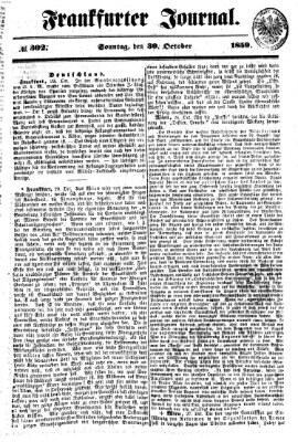 Frankfurter Journal Sonntag 30. Oktober 1859