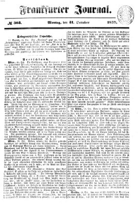 Frankfurter Journal Montag 31. Oktober 1859