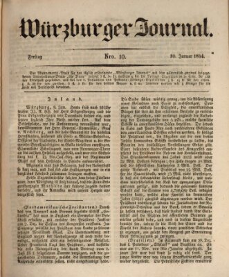 Würzburger Journal Freitag 10. Januar 1834