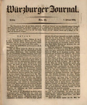 Würzburger Journal Freitag 7. Februar 1834