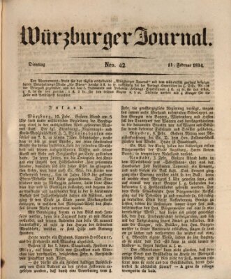 Würzburger Journal Dienstag 11. Februar 1834