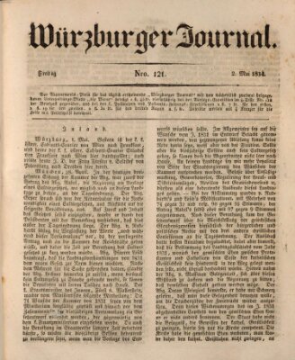 Würzburger Journal Freitag 2. Mai 1834