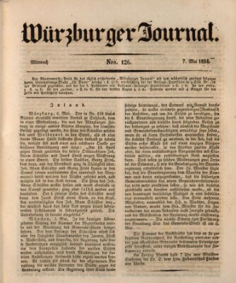 Würzburger Journal Mittwoch 7. Mai 1834