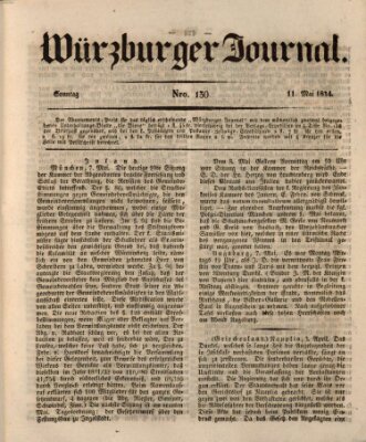 Würzburger Journal Sonntag 11. Mai 1834