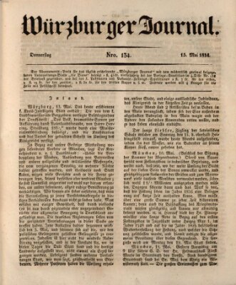 Würzburger Journal Donnerstag 15. Mai 1834