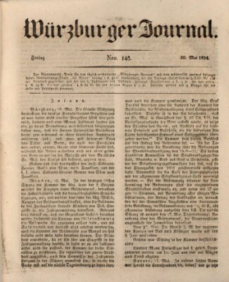 Würzburger Journal Freitag 30. Mai 1834