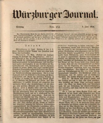 Würzburger Journal Dienstag 3. Juni 1834