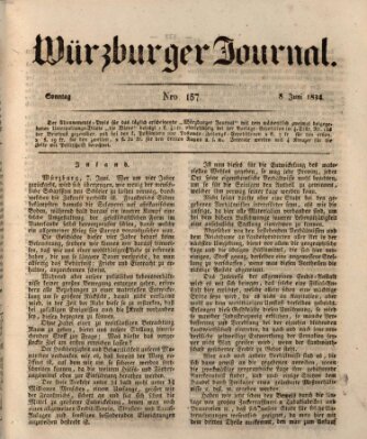 Würzburger Journal Sonntag 8. Juni 1834