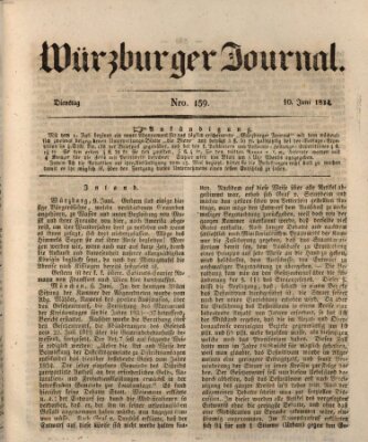 Würzburger Journal Dienstag 10. Juni 1834