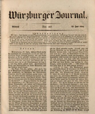 Würzburger Journal Mittwoch 18. Juni 1834