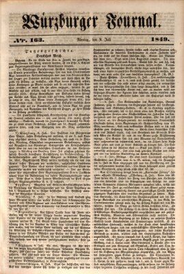 Würzburger Journal Montag 9. Juli 1849