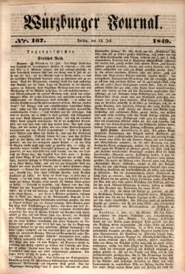 Würzburger Journal Freitag 13. Juli 1849