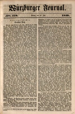 Würzburger Journal Freitag 27. Juli 1849