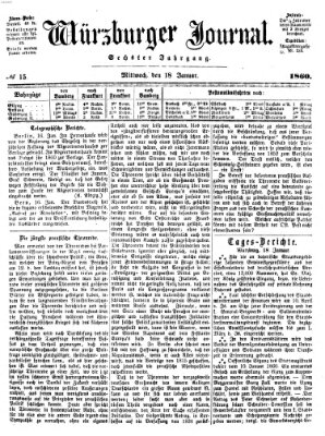 Würzburger Journal Mittwoch 18. Januar 1860