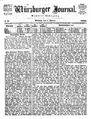 Würzburger Journal Mittwoch 8. Februar 1860