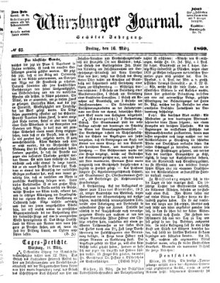 Würzburger Journal Freitag 16. März 1860