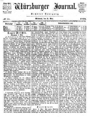 Würzburger Journal Mittwoch 9. Mai 1860