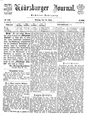 Würzburger Journal Freitag 15. Juni 1860