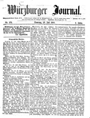 Würzburger Journal Samstag 28. Juli 1860