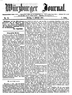 Würzburger Journal Freitag 8. Februar 1861