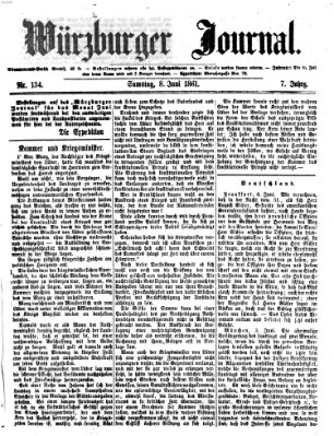 Würzburger Journal Samstag 8. Juni 1861