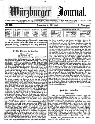 Würzburger Journal Donnerstag 1. Mai 1862