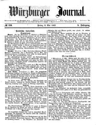 Würzburger Journal Freitag 9. Mai 1862