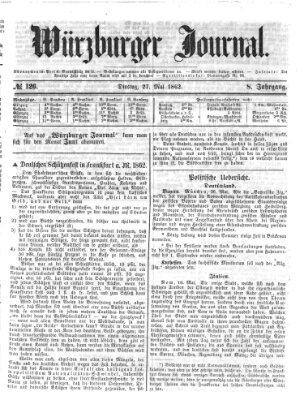 Würzburger Journal Dienstag 27. Mai 1862