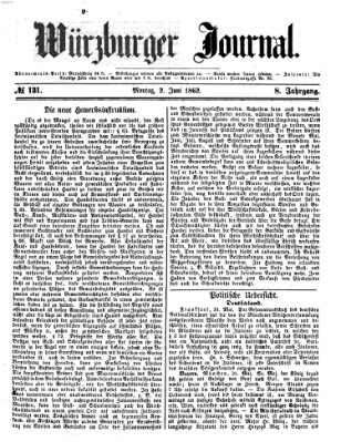 Würzburger Journal Montag 2. Juni 1862