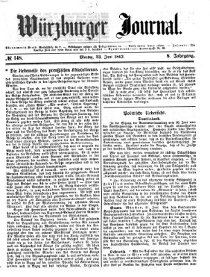 Würzburger Journal Montag 23. Juni 1862