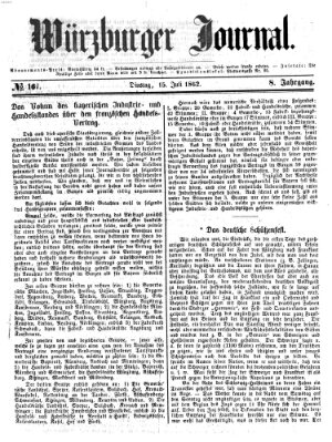 Würzburger Journal Dienstag 15. Juli 1862