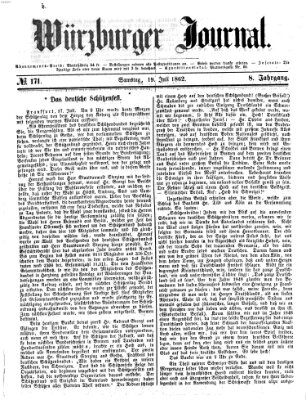 Würzburger Journal Samstag 19. Juli 1862