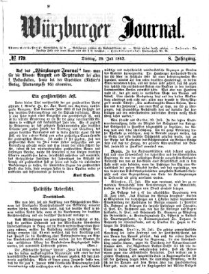 Würzburger Journal Dienstag 29. Juli 1862